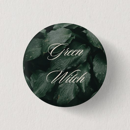 Grüne Hexen-Taste Button (Vorderseite)