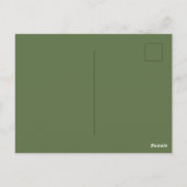 Grüne Hexenmagie                               Postkarte (Rückseite)