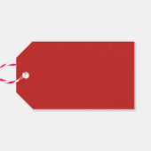 Grüne High Heels mit Weihnachtsbäumen Geschenkanhänger (Rückseite Horizontal)