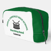 Grüne High School Marching Band Personalisiert Waschbeutel (Rechte Ecke)
