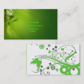 grüne Himmel-Visitenkarte Visitenkarte (Vorne/Hinten)