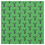 Grüne Hintergrund - Silhouette Stoff (Muster)