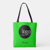 GRÜNE HINZUFÜGEN EIGENE LOGO-GESCHÄFTSBRANCHE TASCHE (Rückseite)