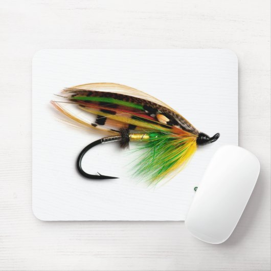 Grüne Hochländerlachse fliegen mousepad (Mit Mouse)