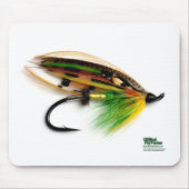 Grüne Hochländerlachse fliegen mousepad (Vorne)
