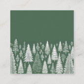 Grüne Hochzeit Begleitkarte (Rückseite)