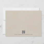 Grüne Hochzeit der abstrakten Wasserfarbe Save The Date (Rückseite)