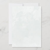 Grüne Hochzeit der Eukalyptus Einladung (Rückseite)