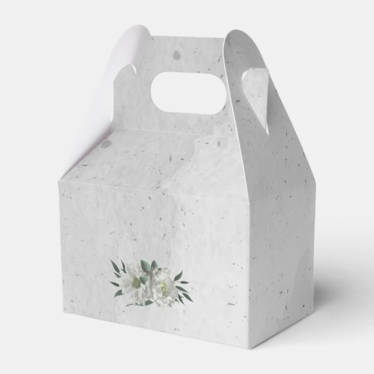 Grüne Hochzeit der romantischen Blume Geschenkschachtel (Rückseite)