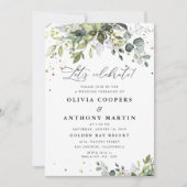 Grüne Hochzeit Einladung (Vorderseite)