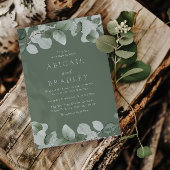 Grüne Hochzeit Einladung
