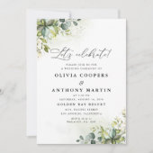 Grüne Hochzeit Einladung (Vorderseite)