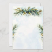 Grüne Hochzeit Einladung (Rückseite)