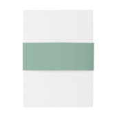 Grüne Hochzeit Einladungsbanderole (Rückseitenbeispiel)