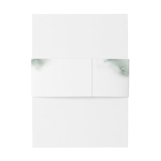 Grüne Hochzeit Einladungsbanderole (Rückseitenbeispiel)