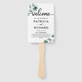 Grüne Hochzeit Fächer (Vorderseite)