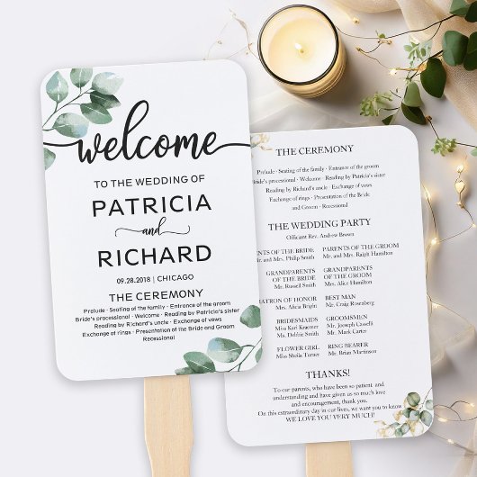 Grüne Hochzeit Fächer