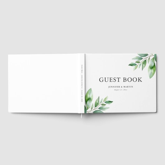 Grüne Hochzeit Gästebuch (Voll)