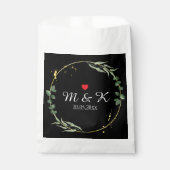 Grüne Hochzeit Geschenktütchen (Vorderseite)