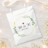 Grüne Hochzeit Geschenktütchen (Ausgeschnitten)