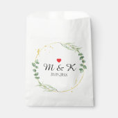 Grüne Hochzeit Geschenktütchen (Vorderseite)