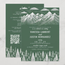 Grüne Hochzeit mit QR-Code