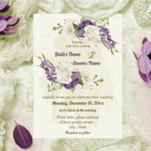 Grüne Hochzeit mit weißer Blüte