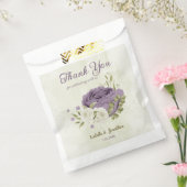 Grüne Hochzeit mit weißer Blüte Geschenktütchen (Versiegelt)