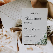 Grüne Hochzeit Probe Abendessen Zeichennacht, Einladung