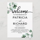 Grüne Hochzeit Programm (Vorderseite)