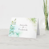 Grüne Hochzeit Programm (Vorderseite)