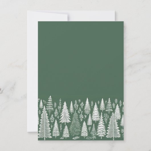 Grüne Hochzeit Save The Date (Rückseite)