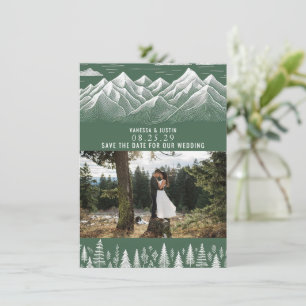Grüne Hochzeit Save The Date