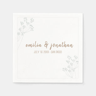 Grüne Hochzeit Serviette