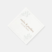 Grüne Hochzeit Serviette (Ecke)