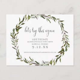 Grüne Hochzeit verändern die Ankündigung