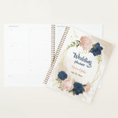 Grüne Hochzeit von Navy & Blush Blume Planer (Anzeige)