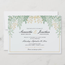 Grüne Hochzeit von Sage und Gold