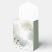 Grüne Hochzeit von weichfarbenem Wasserfarben Geschenkschachtel (Geöffnet)