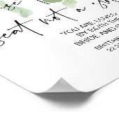 Grüne Hochzeit Wählen Sie einen Platz nicht eine S Poster (Ecke)