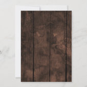 Grüne Hochzeit Zeitgenössisch lädt Braut & Bräutig Einladung (Rückseite)