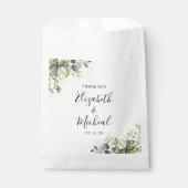 Grüne Hochzeit Zeremonie Gefallen Tasche Geschenktütchen (Vorderseite)