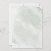 Grüne Hochzeit zum 50. Jubiläum Einladung (Rückseite)