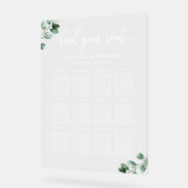 Grüne Hochzeitskarte Akryllisches Zeichen Acrylschild (Winkel)