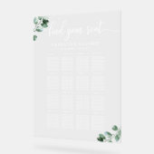 Grüne Hochzeitskarte Akryllisches Zeichen Acrylschild (Winkel)