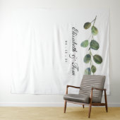 Grüne Hochzeitskulisse, Foto Booth Prop Wandteppich (Beispiel (Horizontal))