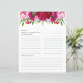 Grüne Hochzeitsseite für Rosa Peonies (Stehend Vorderseite)