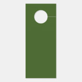 Grüne Hochzeitstürme - nicht stören Türanhänger (Rückseite)