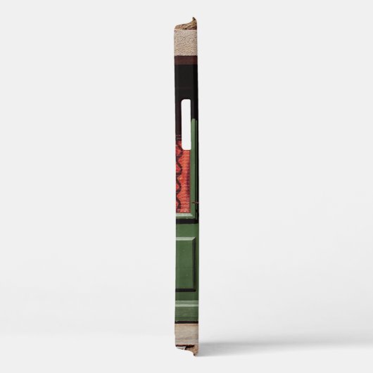 GRÜNE HOLZTÜR MIT GRÜNER PFLANZE Case-Mate iPhone HÜLLE (Rückseite / Rechts)