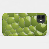 Grüne Honigwaben Case-Mate iPhone Hülle (Rückseite (Horizontal))